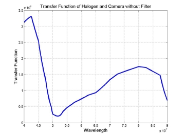 Halogen 60 light and camera without filter.