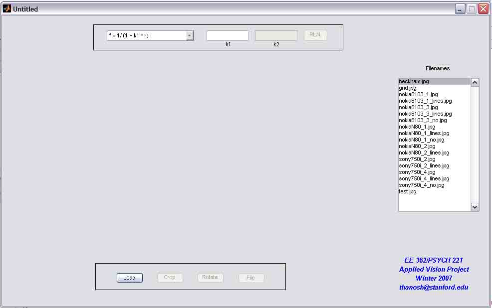 Figure A.1: The initial form of GUI